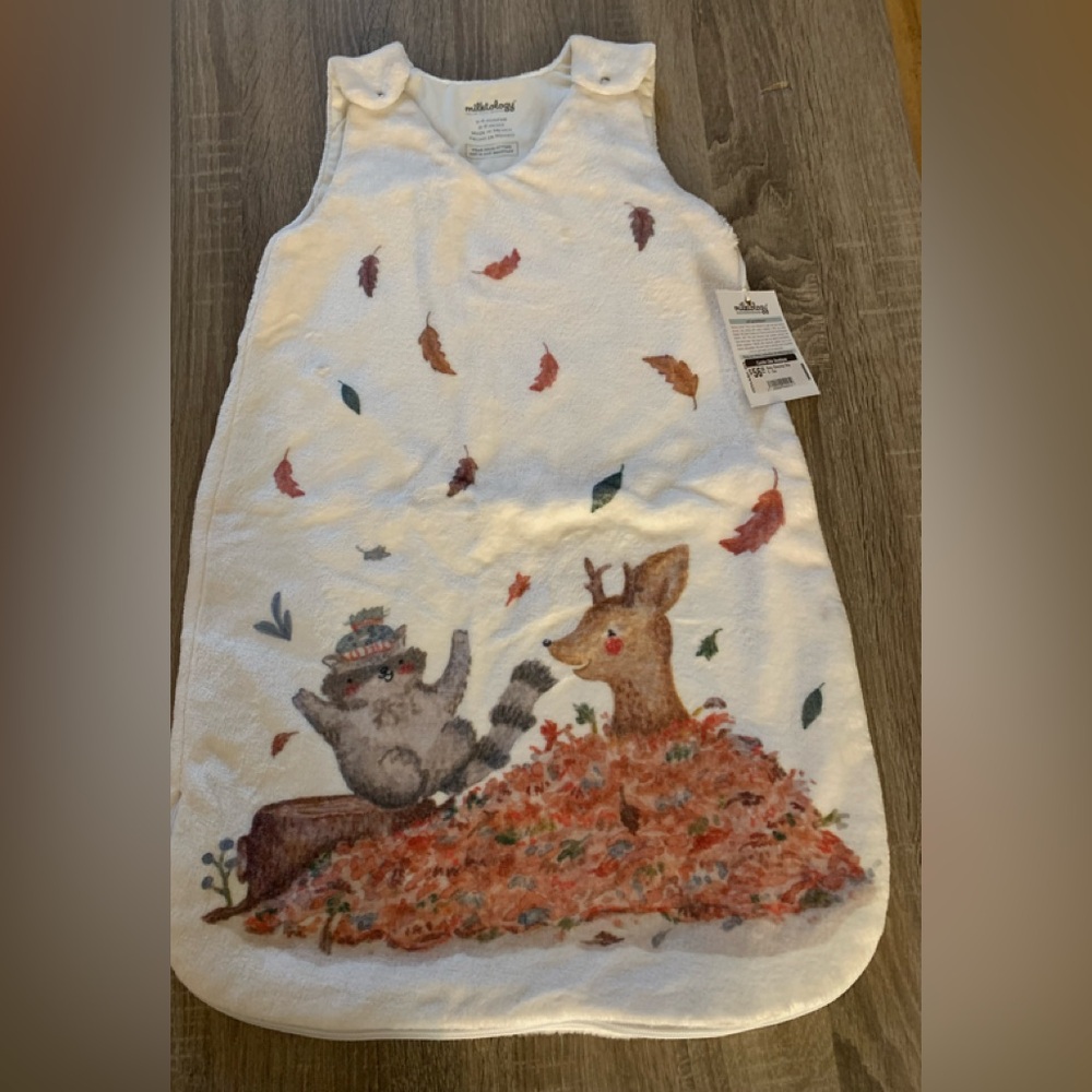 Mori Baby Sleep Sack with Woodland Print